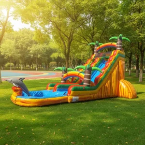 Có sẵn, thuyền trượt nước 18ft màu vàng hơi từ Trung Quốc