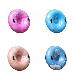 In Stock Customized Inflatable Snow Tube Set 12 Single & 1 Double Tubes + 6 Snow Sleds with Handles
