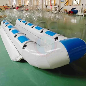 Em Stock - Barco Inflável Peixe Voador Banana Boat para 10 Pessoas - Equipamento de Desportos Aquáticos para Uso Comercial