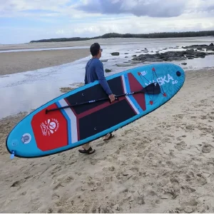 In Stock PB-803 Inflatable 10’6”*32”*6” Pink and White Stand up Paddle Board (SUP) OEM Customized with Backpack