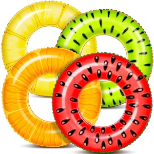Vorrätig: PVC aufblasbarer Schwimmring, mehrere Stile, Sommerstrandpoolspiele für Kinder und Erwachsene