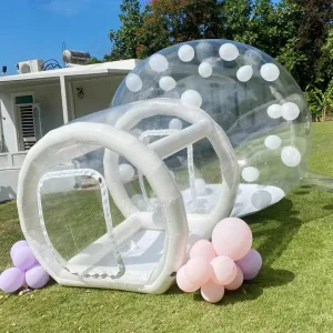 In Stock PVC Jumping Bouncy Bubble House Inflatable Bubble Dome Tent 3m 4m 5m Jump House Castle White Bounce House