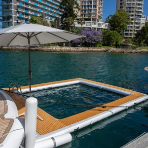 In Stock Send Immediately Custom Size Inflatable Sea Pool EVA Foam Inflatable Swimming Pool Yacht Dock Floating Platform