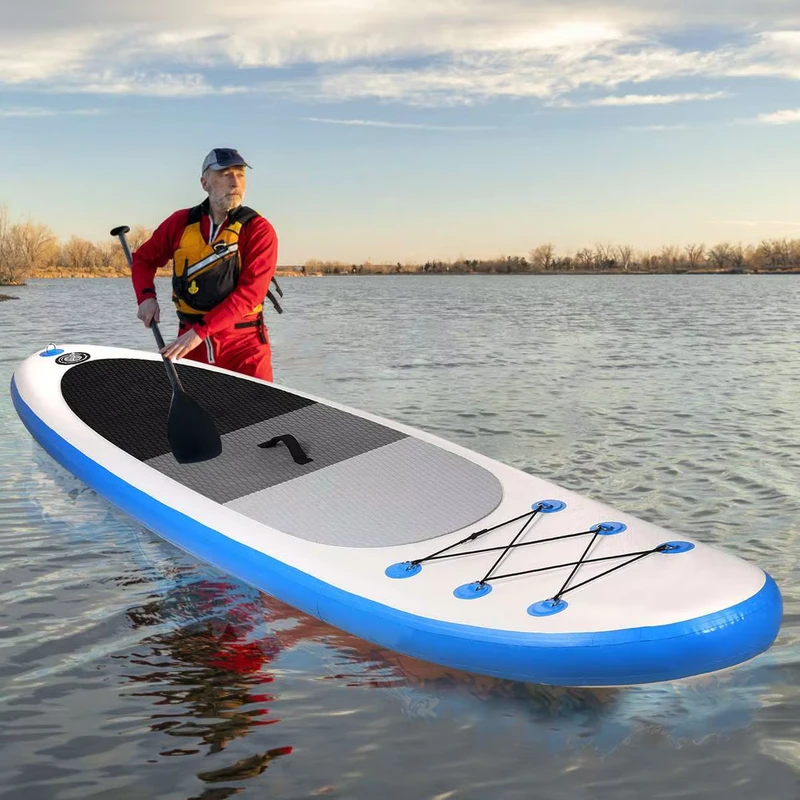 Bảng paddle bơm hơi đứng có sẵn, bảng lướt bơm hơi toàn diện, sẵn sàng giao hàng, bộ đầy đủ