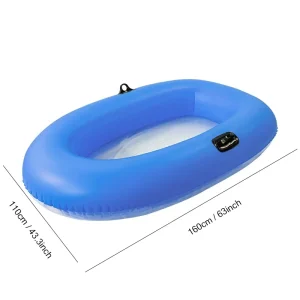 In stock Transparent Bottom Eco Friendly PVC Inflatable Boat Visible Mesh Viewing Fish Underwater Exploration Children’s