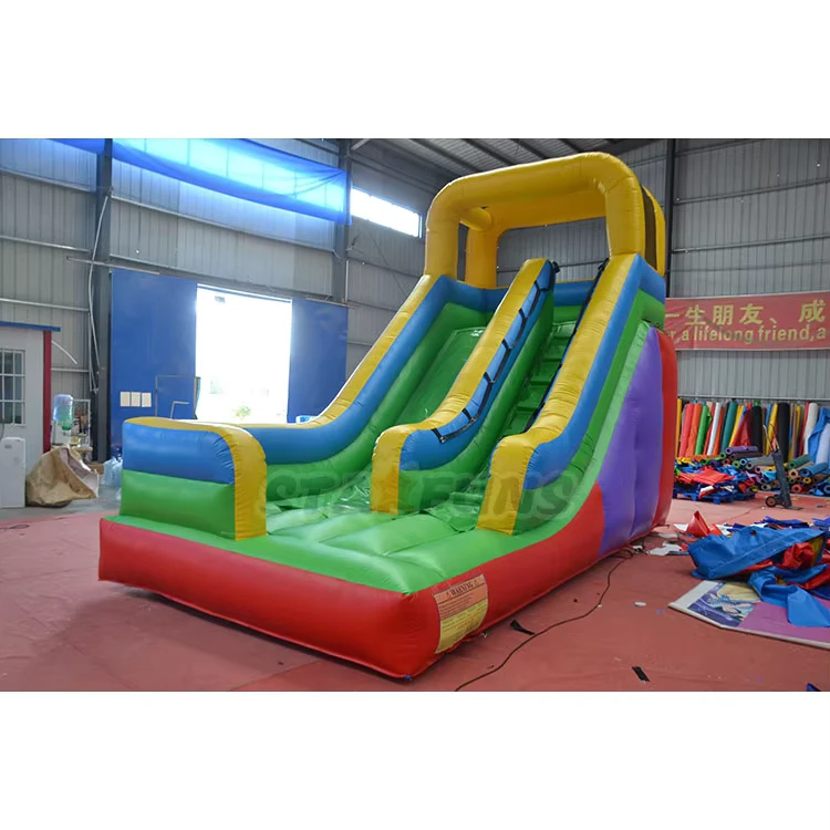 Indoor Inflatable Dry Slide Custom Jumping Slide Inflatable Bouncer Water Slide for Kids Adults with Blower