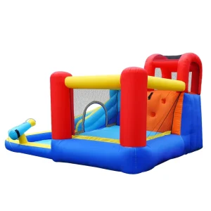 Indoor Kids Inflatable Castle Bouncer Slide and Bouncy Jumping House for Active Play