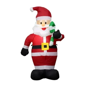 Indoor Outdoor Inflatable Santa Claus Ornaments for Christmas Parties Celebrations