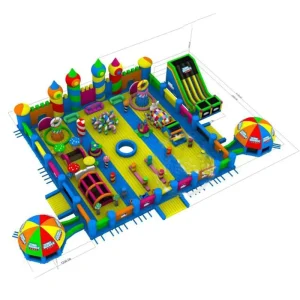 Indoor Outdoor Inflatable Theme Park Giant Inflatable Park Playground Inflate Amusement Castle Park