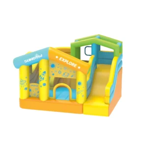 Château gonflable intérieur/extérieur avec toboggan pour enfants