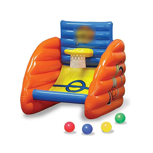 Set da basket gonfiabile per giochi al coperto per bambini