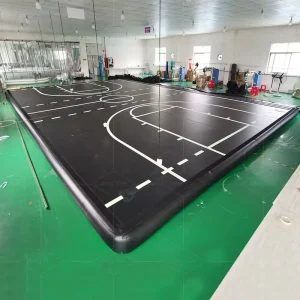 Indoor Trampoline Park Inflatable Air Track Football Field Basketball Court Soccer Air-filled Sport Court With Bouncy Floor
