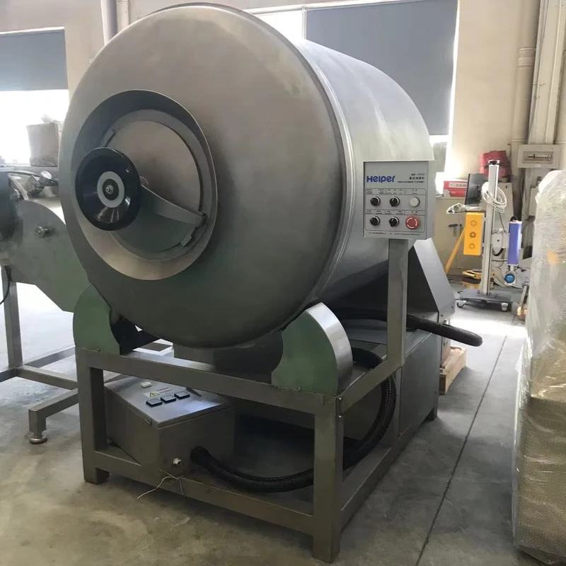 Máquina de Marinada de Carne Industrial Comercial, Tumbler a Vácuo para Peixe, Carne de Vaca e Frango com Função de Arrefecimento 1600L