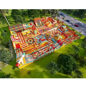 Parco Giochi Gonfiabile Infinity per Bambini e Adulti - Parco Tematico Gonfiabile all'Aperto