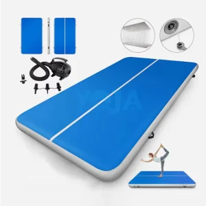 Colchoneta de Aire de Gimnasia Inflable de 10, 13, 16, 20 pies - Uso en Casa, Entrenamiento, Suelos de Cheerleading