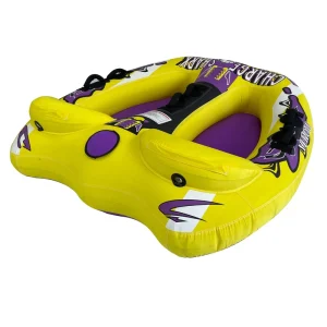 Tabung Inflatable 2 Pengendara Perahu Towable Inflatable Fly Fish Perahu untuk Berlayar dan Olahraga Air dengan Aksesori