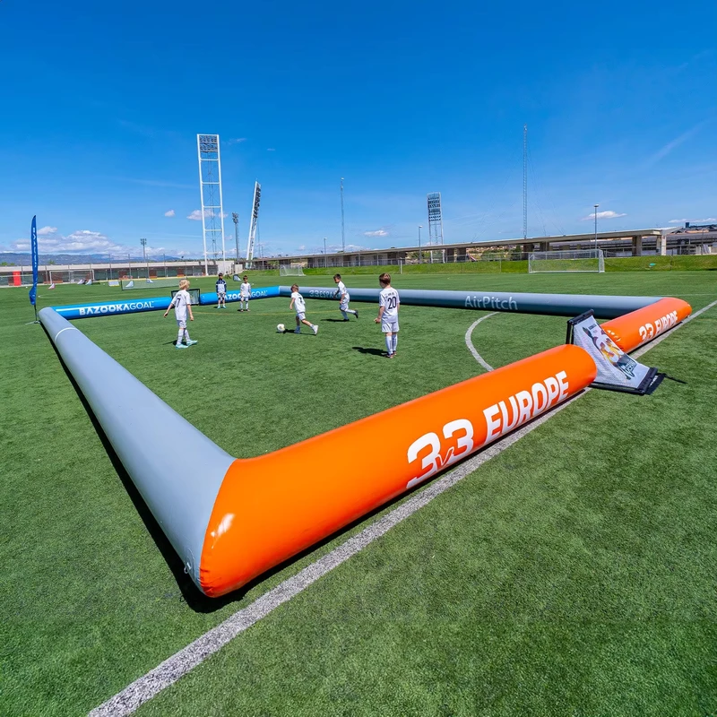 인플레이터블 3V3 축구 에어 피치 풋볼 필드 피치 야외 스포츠 체육관