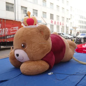 Inflatable Advertising Plush Bear Cartoon Inflatable Animal Mascot Bear Model