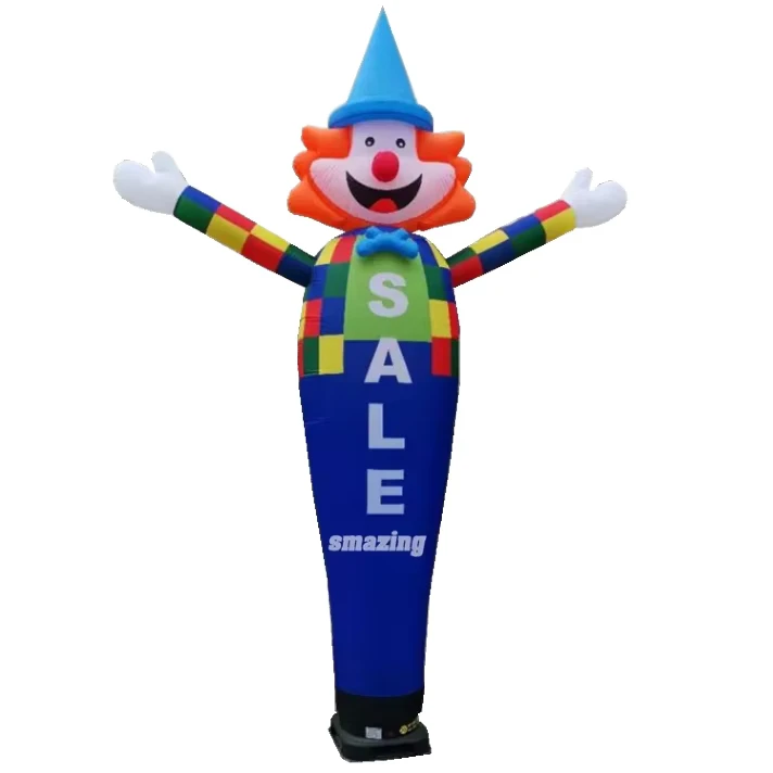 Tabung Iklan Inflatable, Manusia Udara Bergoyang, Dancer Langit 8-10ft, Tahan Air, Ditenagai USB, Tema Kartun, Terbuat dari Bahan Oxford untuk Dijual