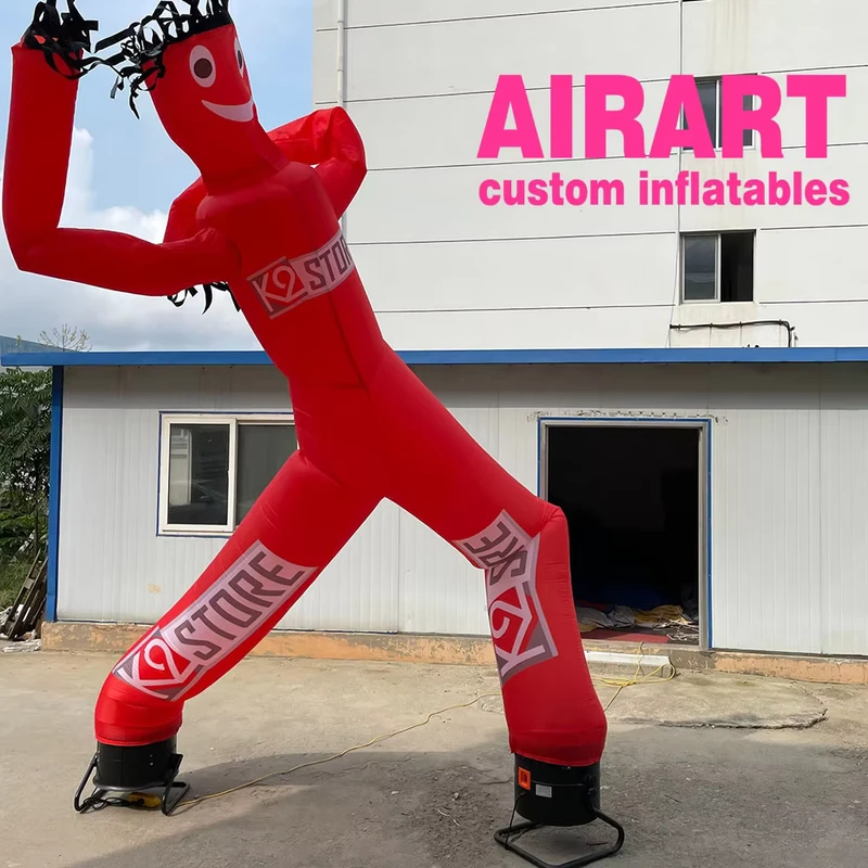 Opblaasbare Lucht Danser 2 Benen Opblaasbare Buizenman Airdancer Aangepaste Opblaasbare Lucht Danser