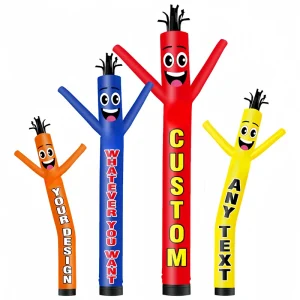 Inflatable Air Dancer 8-10ft Waterproof Funny Waves Cartoon Design Outdoor Wedding Celebration Advertising Banner