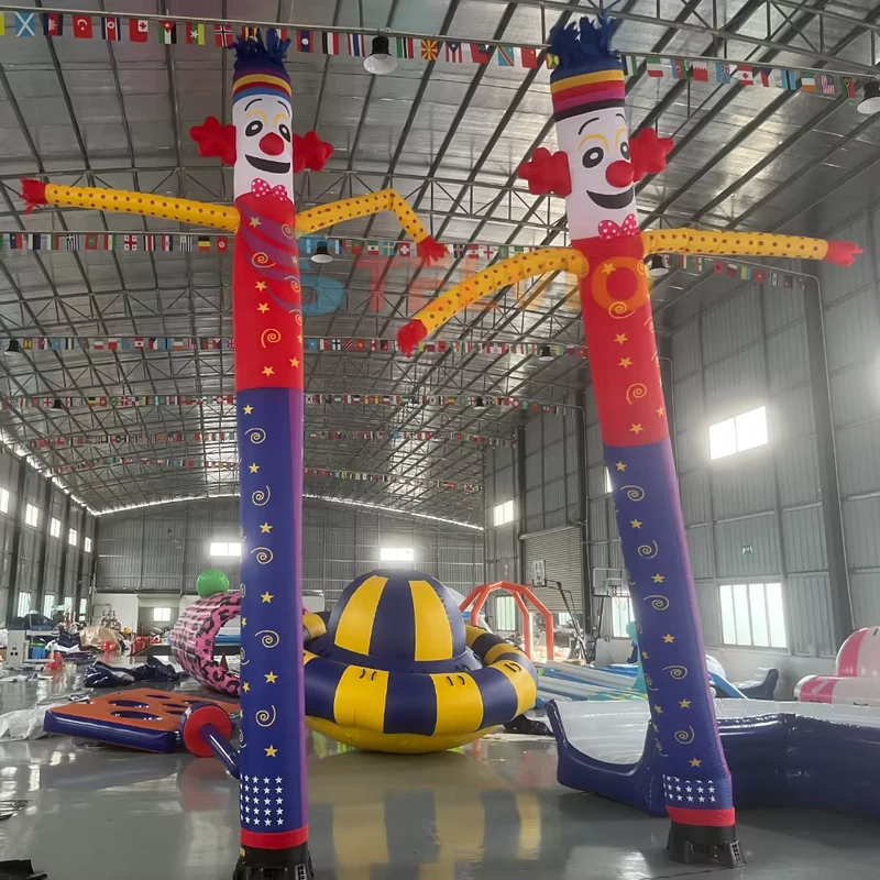 インフレータブルエアダンサー面白い波空中ダンサーインフレータブルクラウンエアダンサー屋外インフレータブル広告