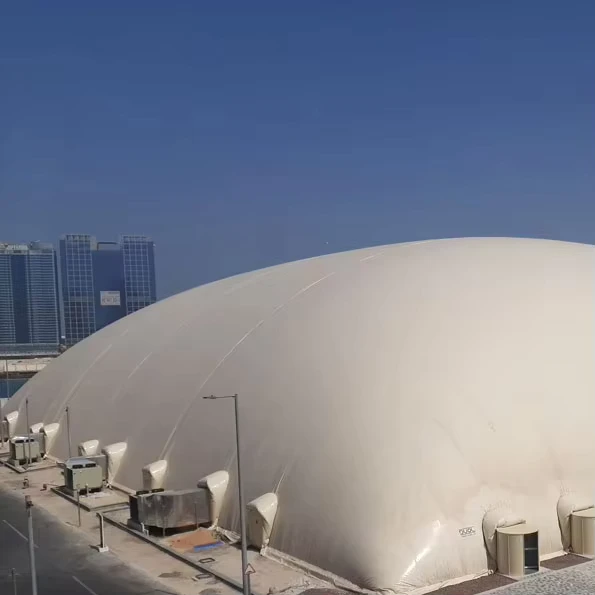 Dome Udara Inflatable dengan Bahan PE untuk Digunakan di Wilayah Sangat Dingin dan Sangat Panas
