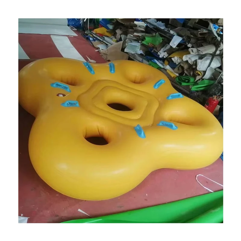 Modelo Inflável de Boia de Salvação em Forma de Donut Gigante Anéis de Natação Infláveis Fechados