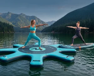 Opblaasbaar Air Sup Platform SUP Dock Drijvend Opblaasbaar Stand Up Paddle Board Eiland Platform voor Yoga