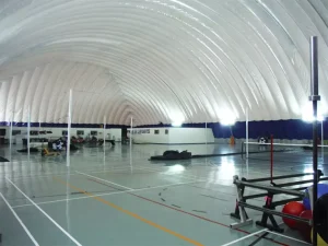 Inflatable Air Supported Dome for Outdoor Sports Facility with UV Resistant PVDF Membrane and Fast Installation