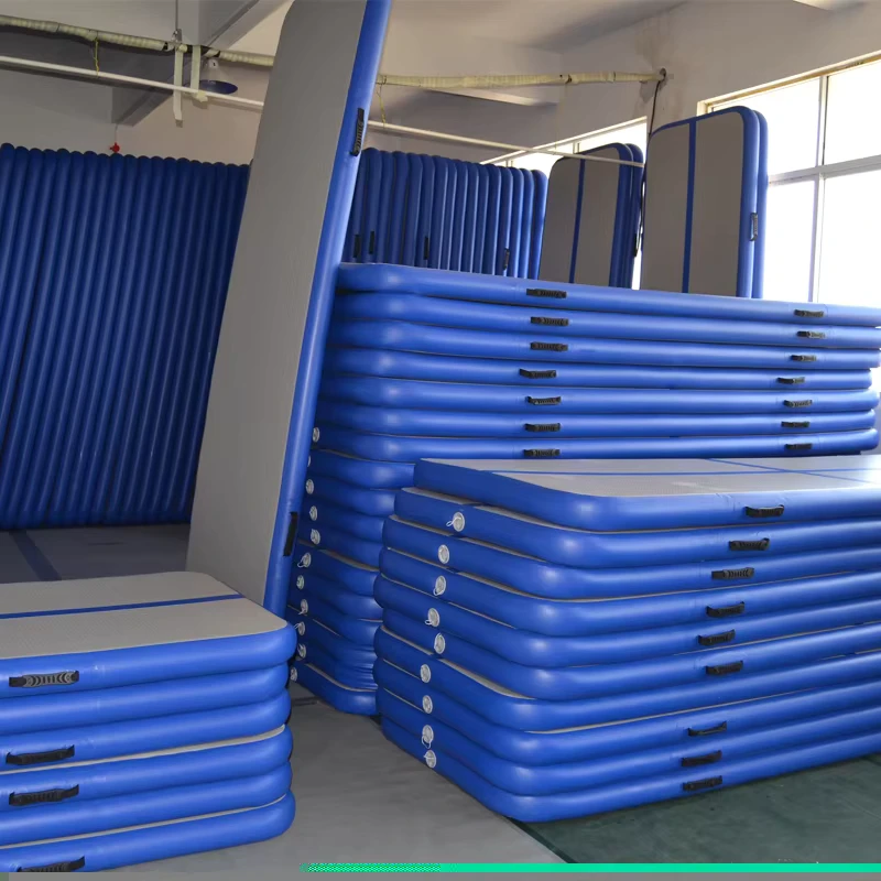 Colchoneta de Yoga y Gimnasia Inflable de Aire 3 4 5 6m PVC Inflable para Fitness