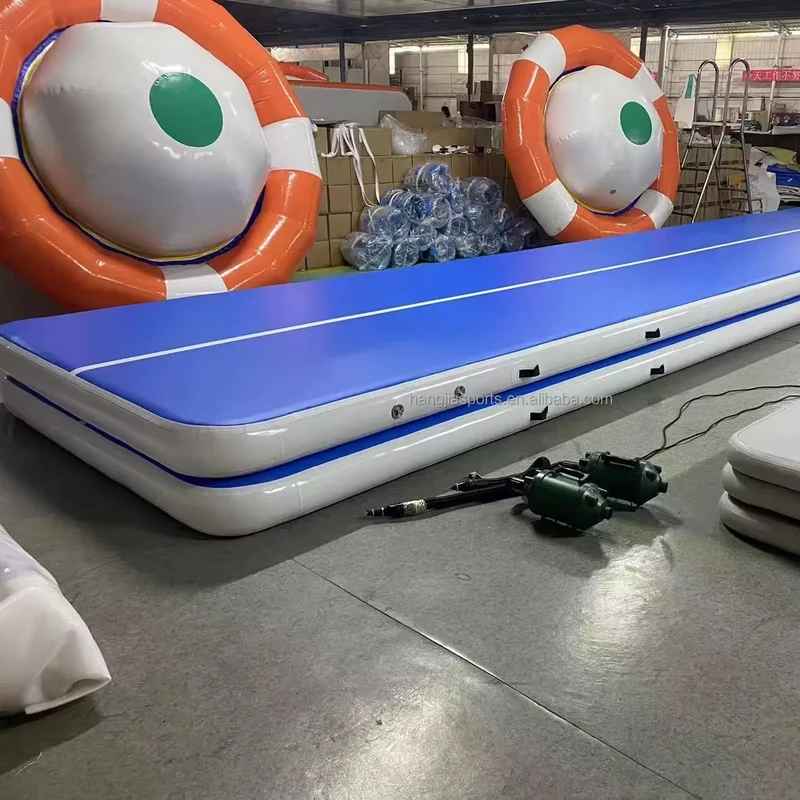 Pista de Ar Inflável, Tapete de Ginástica, Mat personalizado com Logótipos