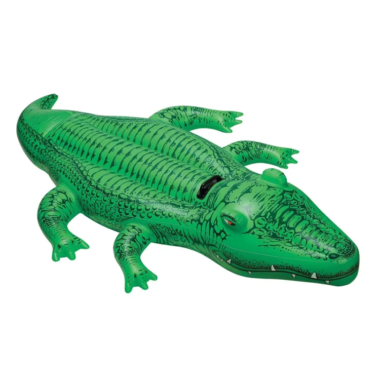 Brinquedo Inflável de Flutuação de Animal para Crianças - Crocodilo Flutuante