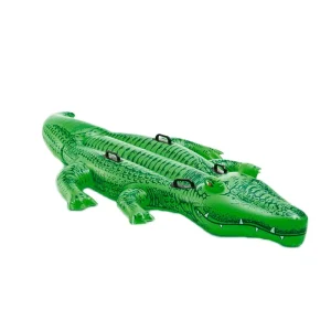 Inflatable Animal Pool Large Dragon Shaped Crocodile Rider With Handles