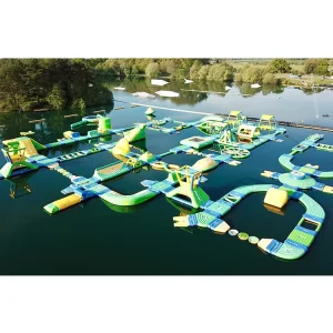 インフレータブルアクアパークプレイグラウンド商業用遊園地オーシャンスタイルインフレータブル浮遊水上パーク