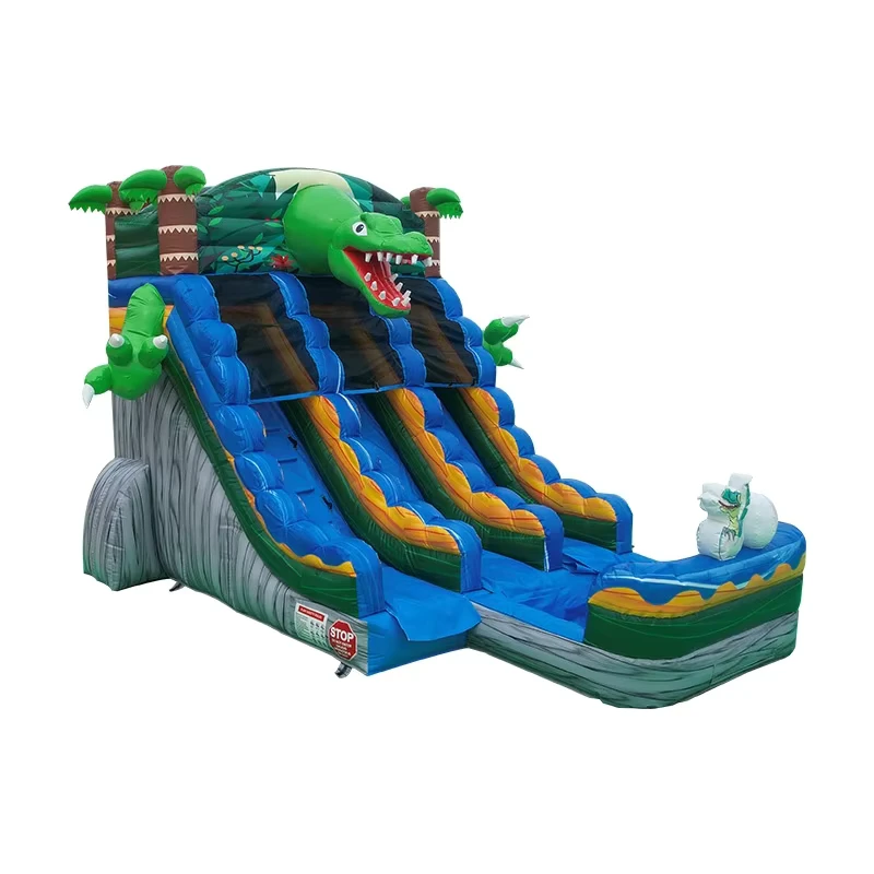 Inflatable Aqua Park Playground Equipment Water Slides