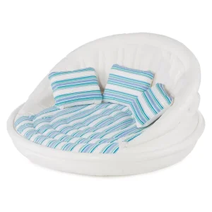 Inflatable Aqua Sofa Pool Lounger Float for Relaxation for Group Use in Pool Beach Lake