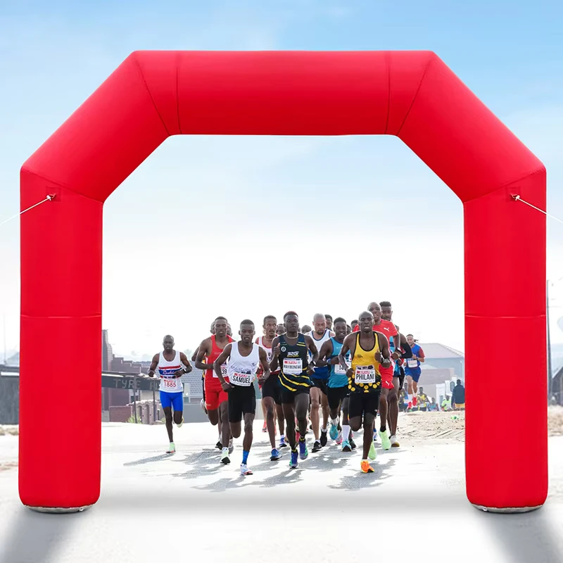 Arco Inflable Oxford para Eventos al Aire Libre, Banners Publicitarios Personalizados, Línea de Inicio y Meta, Arco Cuadrado Inflable
