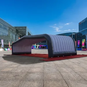 خيمة قوس قابلة للنفخ كبيرة - نفق قابل للنفخ مخصص - ملجأ قوس قابل للنفخ للمعارض والفعاليات الخارجية