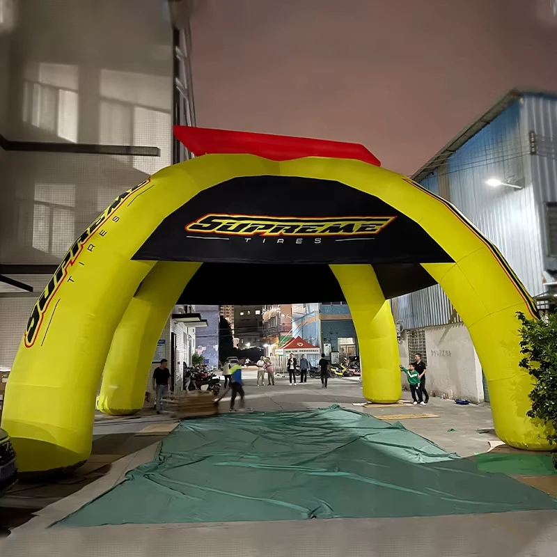 Inflatable Boog voor Evenementen Inflatable Reclame Tent Inflatables Ingang Finish voor Sportevenementen
