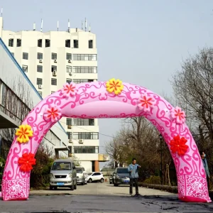 대형 이벤트 상업용 아치 광고 설치