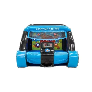 Gioco Interattivo di Tiro con Arco Gonfiabile, Gioco Arcade Hover Ball per Eventi di Carnevale e Parchi di Divertimento all'Aperto