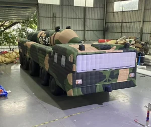 Aufblasbares gepanzertes Fahrzeug, aufblasbarer Raketenwerfer, aufblasbares Tarnfahrzeug
