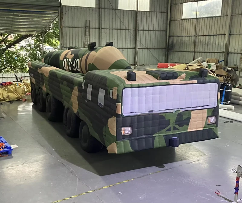 Xe bọc bơm hơi, Bệ phóng tên lửa bơm hơi, Xe ngụy trang bơm hơi