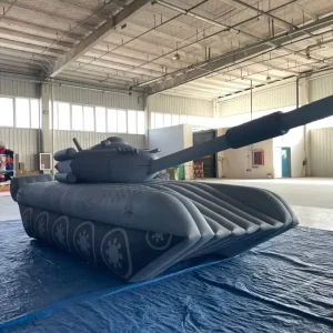 Aufblasbares gepanzertes Fahrzeug und Panzer Modell Aufblasbares Kanonenfahrzeug Modell