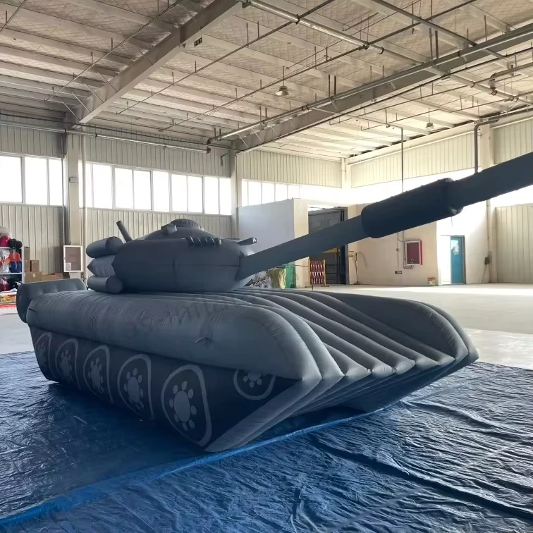 Model Kendaraan dan Tank Inflatable Armored Model Kendaraan Meriam Inflatable