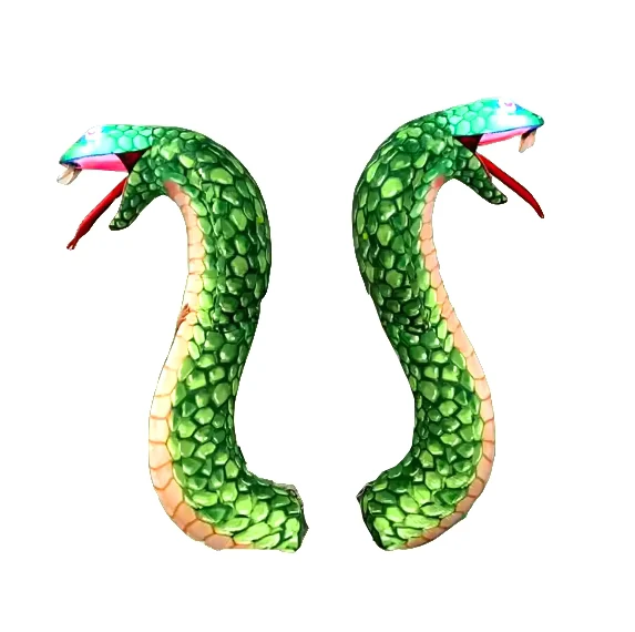 Inflatable Art Model Balloon Snake LED Waterproof Durable Sun Resistant Full Color Printing Advertising