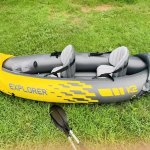 Perahu Serangga Tiup untuk Bermain Peralatan Air Bahan PVC Kayak 2 Orang Dropshipping