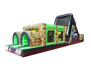 Inflatable Assault Course Carnival Games Bouncy Castle Pistola De Paintball Toboggan Gonflable Swimming Pool Slide