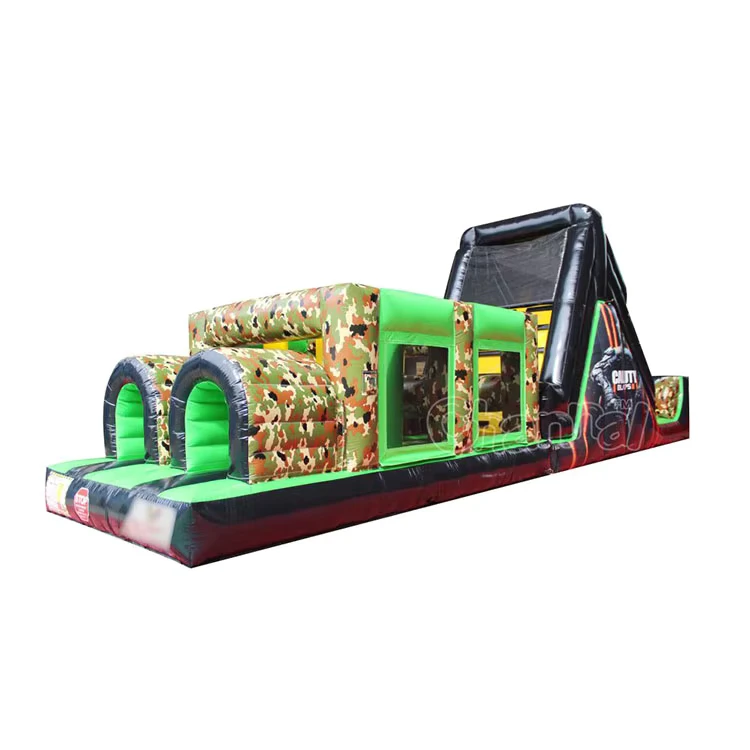 Inflatable Assault Course Inflatable Obstacle Course Slide Bouncer Combo